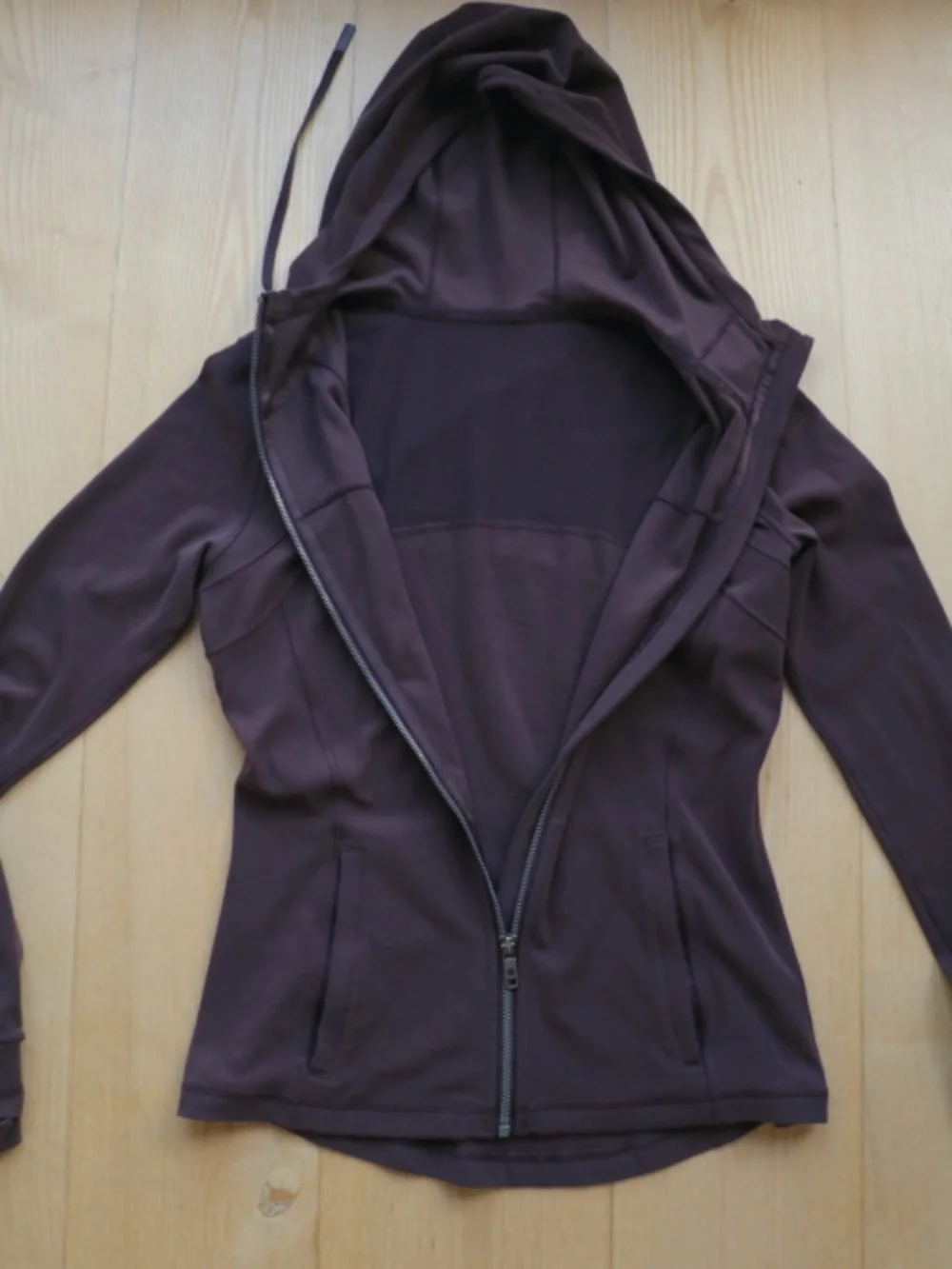 Hooded Define Nulu jacket | Black Satin